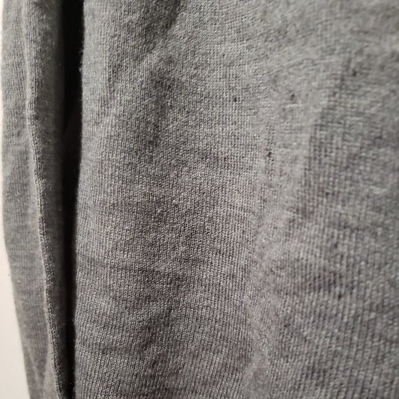 2/$20 New York & Company charcoal grey Cardigan womens size S open waterfall - Picture 8 of 10